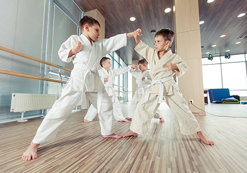 ignite martial arts kids punching and blocking training