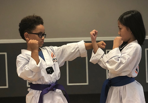 ignite martial arts kids sparring