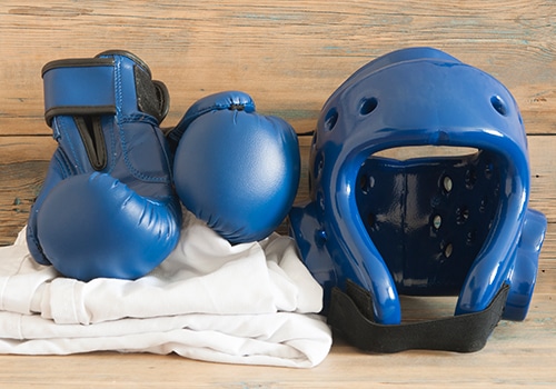 ignite martial arts standard gear in blue